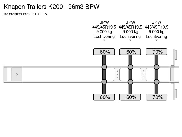 Knapen Trailers K200 - 96m3 BPW - Afbeelding 12